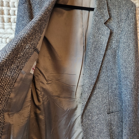 Vintage Houndstooth Wool Jacket - Picture 9 of 12